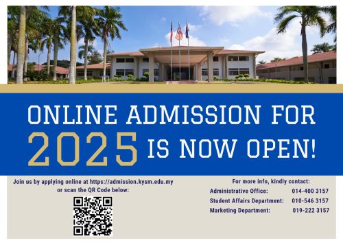 Online Admission for 2025 is now open